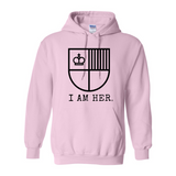 I AM HER Shield Women's Hooded Sweatshirt - I AM HER Apparel