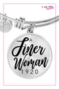 Finer Woman - 1920 - Women's Bangle Bracelet - I AM HER Apparel