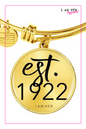 EST.1922 - Founded Bangle Bracelet - I AM HER Apparel
