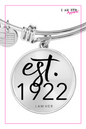 EST.1922 - Founded Bangle Bracelet - I AM HER Apparel