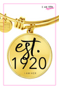 EST.1920 - Founded Bangle Bracelet - I AM HER Apparel