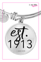 EST.1913 - Founded Bangle Bracelet - I AM HER Apparel