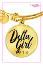 Delta Girl - 1913 - Women's Bangle Bracelet - I AM HER Apparel