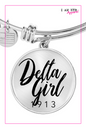 Delta Girl - 1913 - Women's Bangle Bracelet - I AM HER Apparel