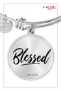 Blessed - Women's Bangle Bracelet - I AM HER Apparel