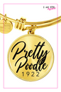 Pretty Poodle - 1922 - Women's Bangle Bracelet - I AM HER Apparel