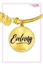 Evolving - Women's Bangle Bracelet - I AM HER Apparel