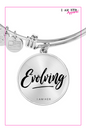 Evolving - Women's Bangle Bracelet - I AM HER Apparel