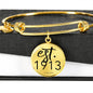 EST.1913 - Founded Bangle Bracelet - I AM HER Apparel