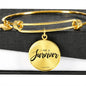 I AM A Survivor - Women's Bangle Bracelet - I AM HER Apparel