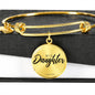 His Daughter - Women's Bangle Bracelet - I AM HER Apparel