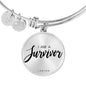I AM A Survivor - Women's Bangle Bracelet - I AM HER Apparel