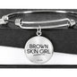 Brown Skin Girl - Women's Bangle Bracelet - I AM HER Apparel