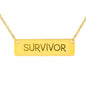Survivor - Women's Necklace - I AM HER Apparel