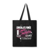 Dark Chocolate - Canvas Tote Bag - I AM HER Apparel