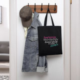 Fearlessly, Wonderfully and Beautifully Made – Canvas Tote Bag - black