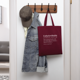 Unfuckwithable - Tote Bag - burgundy