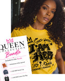 I AM HER Black Graffiti — Around the Way Girl | ESSENCE Exclusive Tee Bundle