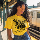 I AM HER — Black Graffiti Graphic Tee | Around the Way Girl Collection