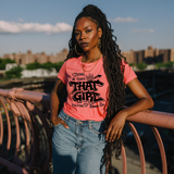 That Girl — Black Graffiti Graphic Tee | Around the Way Girl Collection