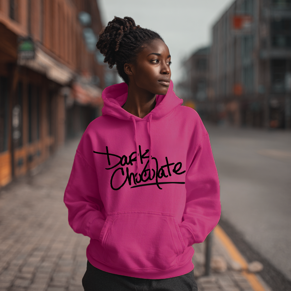 Dark Chocolate – Women's Hoodie | Deep Melanin Royalty | Statement Hoodie for Black Women