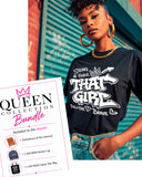 That Girl White Graffiti — Around the Way Girl | ESSENCE Exclusive Tee Bundle