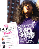 I AM HER White Graffiti — Around the Way Girl | ESSENCE Exclusive Tee Bundle