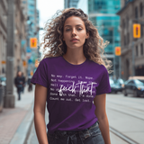 F*ck That T-Shirt | Bold Boundary Statement Tee - White