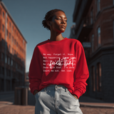 F*ck That - Women's Crewneck Sweatshirt | The Boundary Era Statement - White