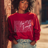 You Are Enough  Women's Crewneck – The Gospel of Worthiness - W