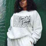 You Are Enough Crewneck – The Gospel of Worthiness