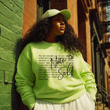 Note To Self Crewneck – Sacred Reminders. Everyday Wear.