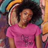 Girlboss Women's Tee – Definition of a Boss Babe