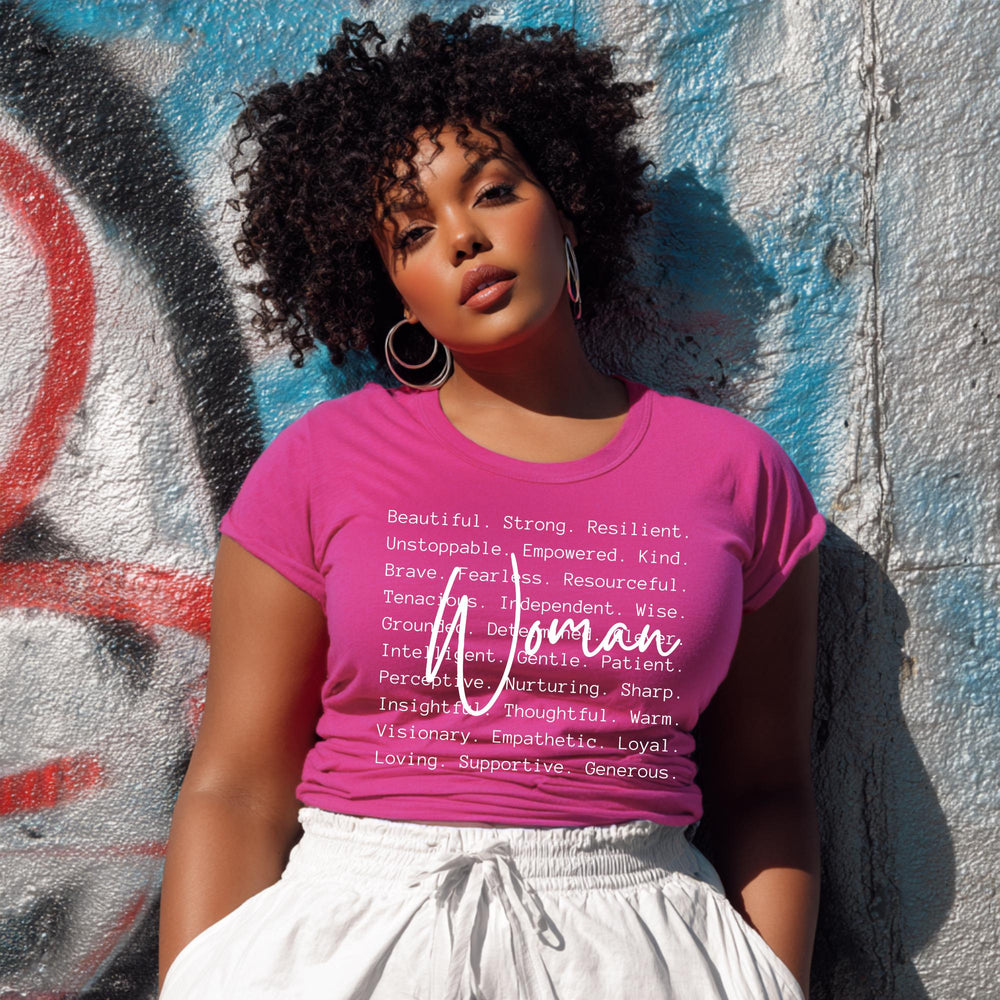Definition of a Woman - Woman's Empowerment Tee - White
