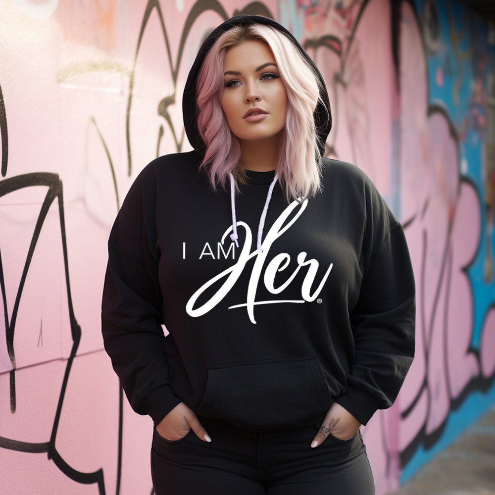 I AM HER Signature Women's Hooded Sweatshirt