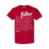 I AM HIM — Father Definition | White Ink | T-Shirt | Definitions of HIM Collection