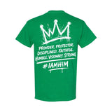I AM HIM — King Anointed | White Ink | T-Shirt | King Collection