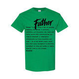 I AM HIM — Father Definition | Black Ink | T-Shirt | Definitions of HIM Collection