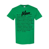 I AM HIM — Man Definition | Black Ink | T-Shirt | Definitions of HIM Collection