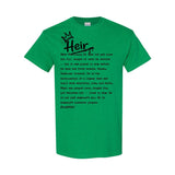 I AM HIM — Heir Definition | Black Ink | T-Shirt | Legacy Collection
