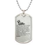 I AM A SON - Military Chain