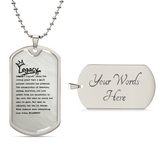 I AM HIM — Prince #IAMNEXT | Military Chain | Legacy Collection