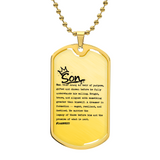 I AM A SON - Military Chain