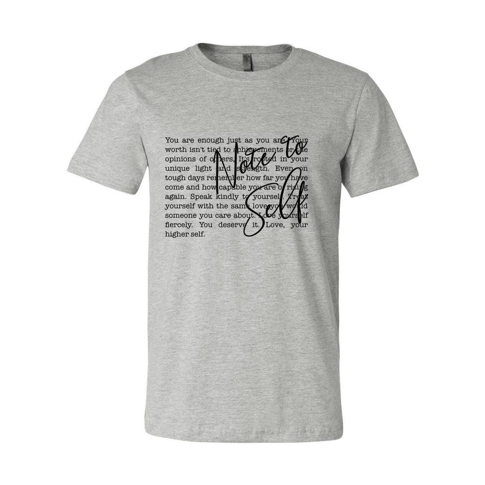 Note to Self - Women's Tee – Sacred Reminders