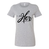 I AM HER Signature Tee: Empowering Women's Graphic T-Shirt