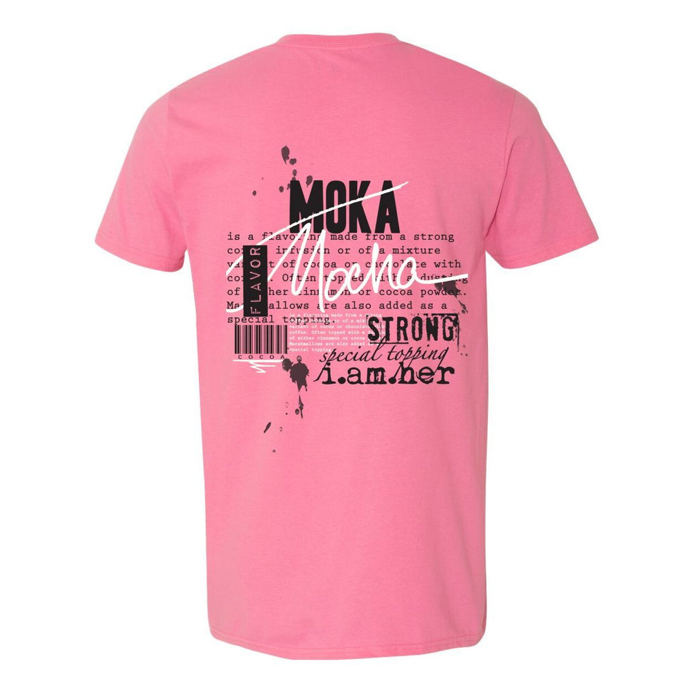 Mocha – Moka | Bold & Beautiful | Women's Tee - White on Black