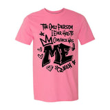 The Only Person I Ever Had to Convince Was ME — Black Graffiti Tee | Around the Way Girl Collection