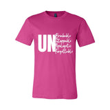 Unbreakable Unstoppable Unapologetic Unforgettable Women's T-Shirt - White