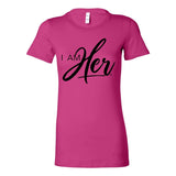 I AM HER Signature Tee: Empowering Women's Graphic T-Shirt