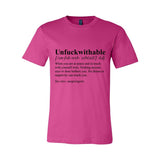 UnF*ckwithable Definition Women's Tee | Women’s Confidence Tee - Black